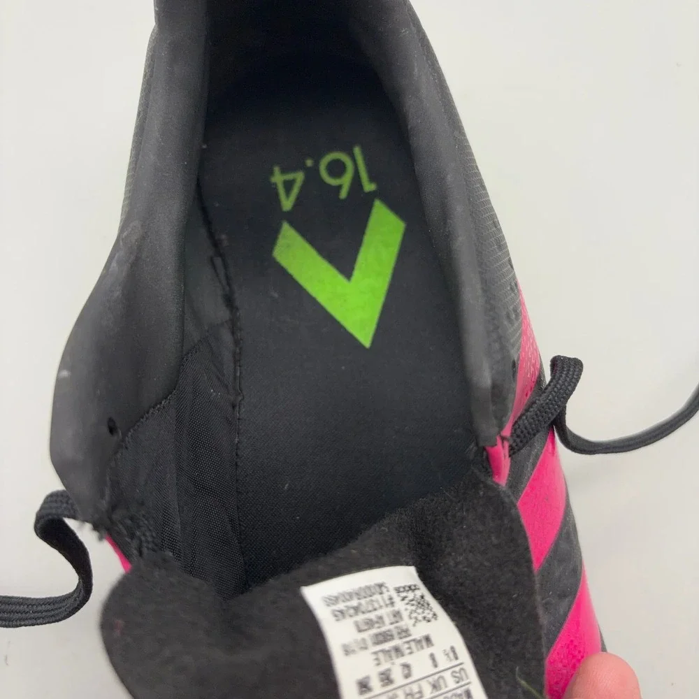 Adidas Ace 16.4 FxG Mens 8.5 Black Soccer Cleats Firm Ground AF4978 Athletic